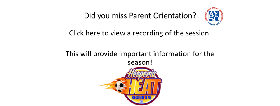 Parent Orientation